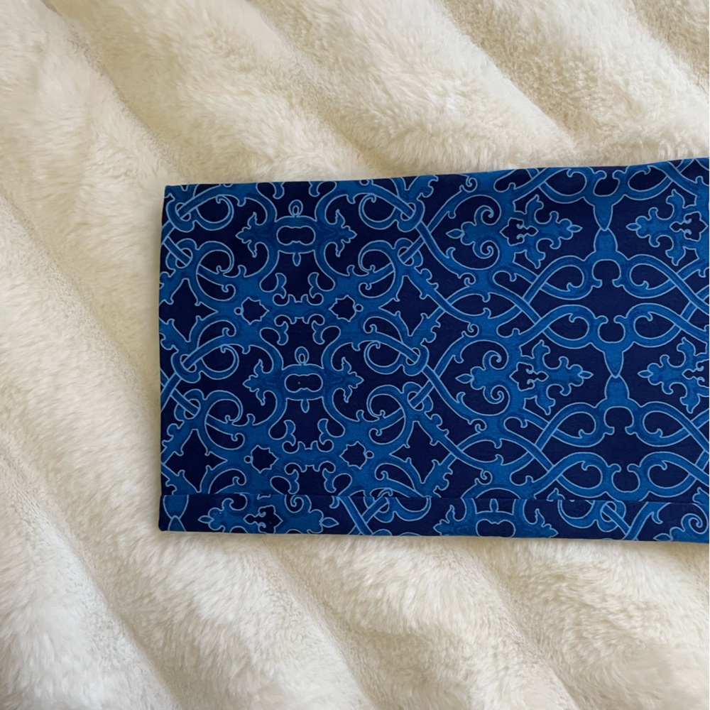 Cache Blue Patterned Ankle Pants - image 4